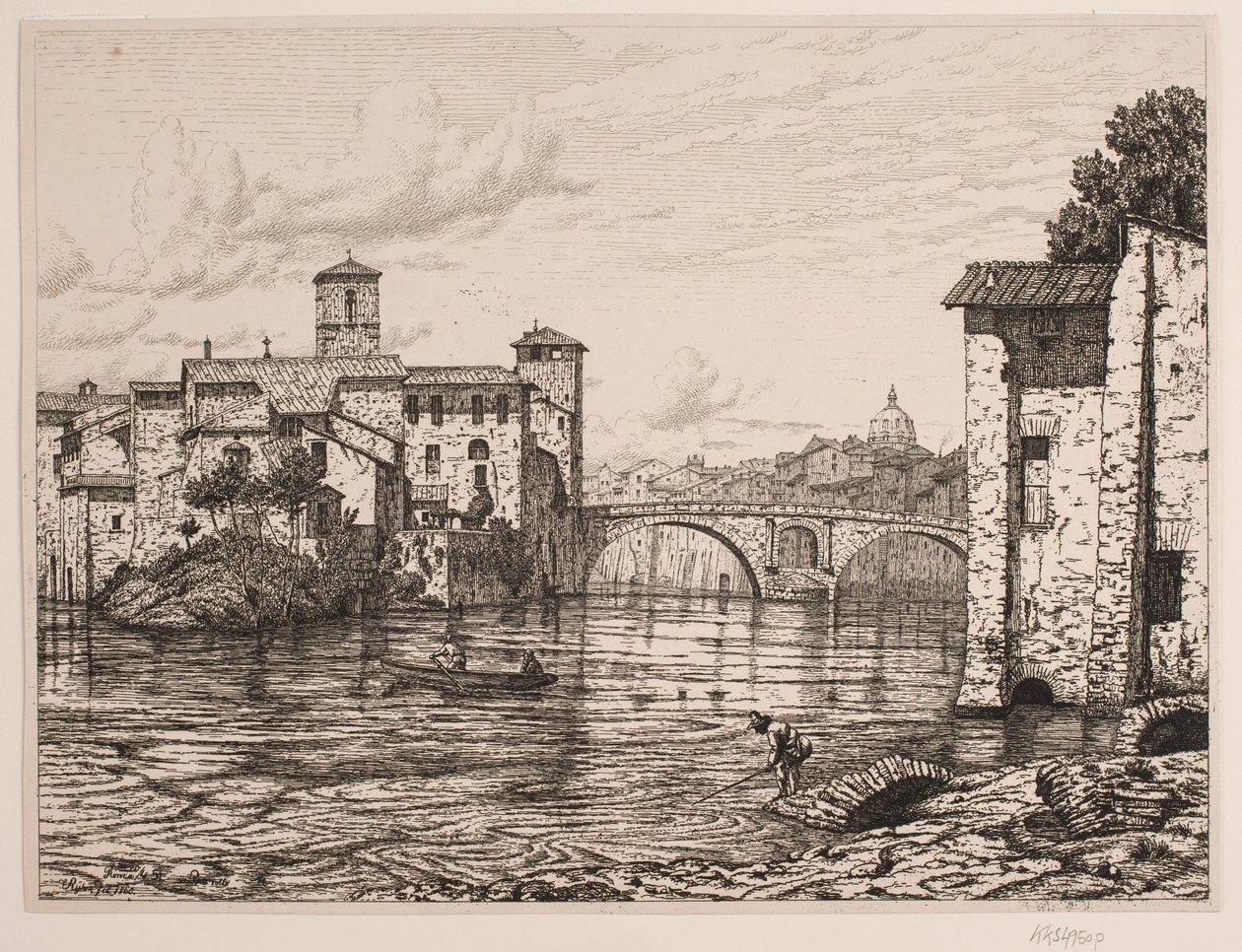 Forlad se Ponte Rotto i Rom af Vilhelm Kyhn