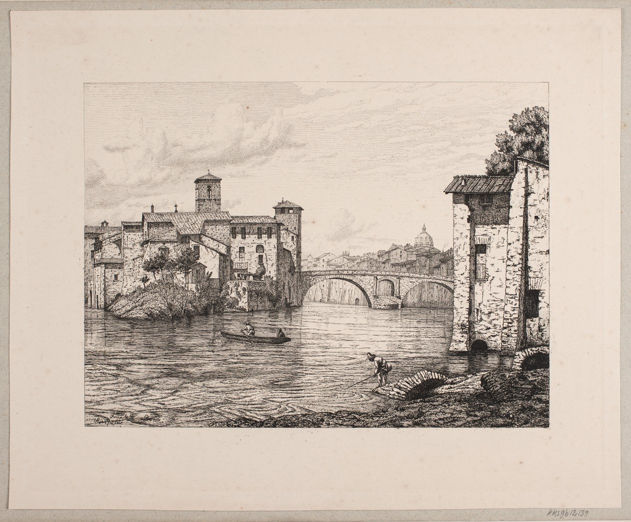 Forlad se Ponte Rotto i Rom af Vilhelm Kyhn