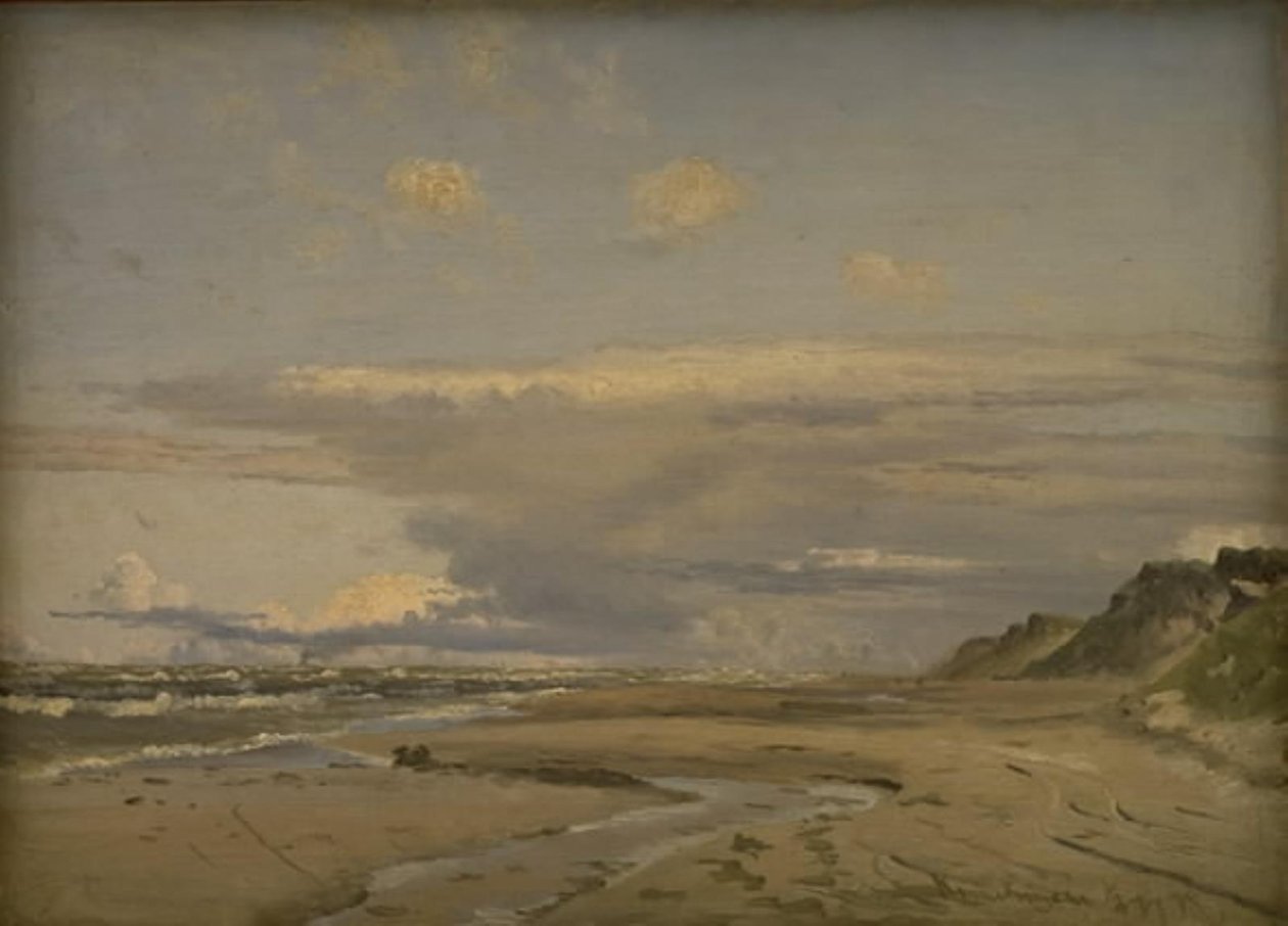 Stranden ved Kandestederne, Vestjylland af Vilhelm Kyhn