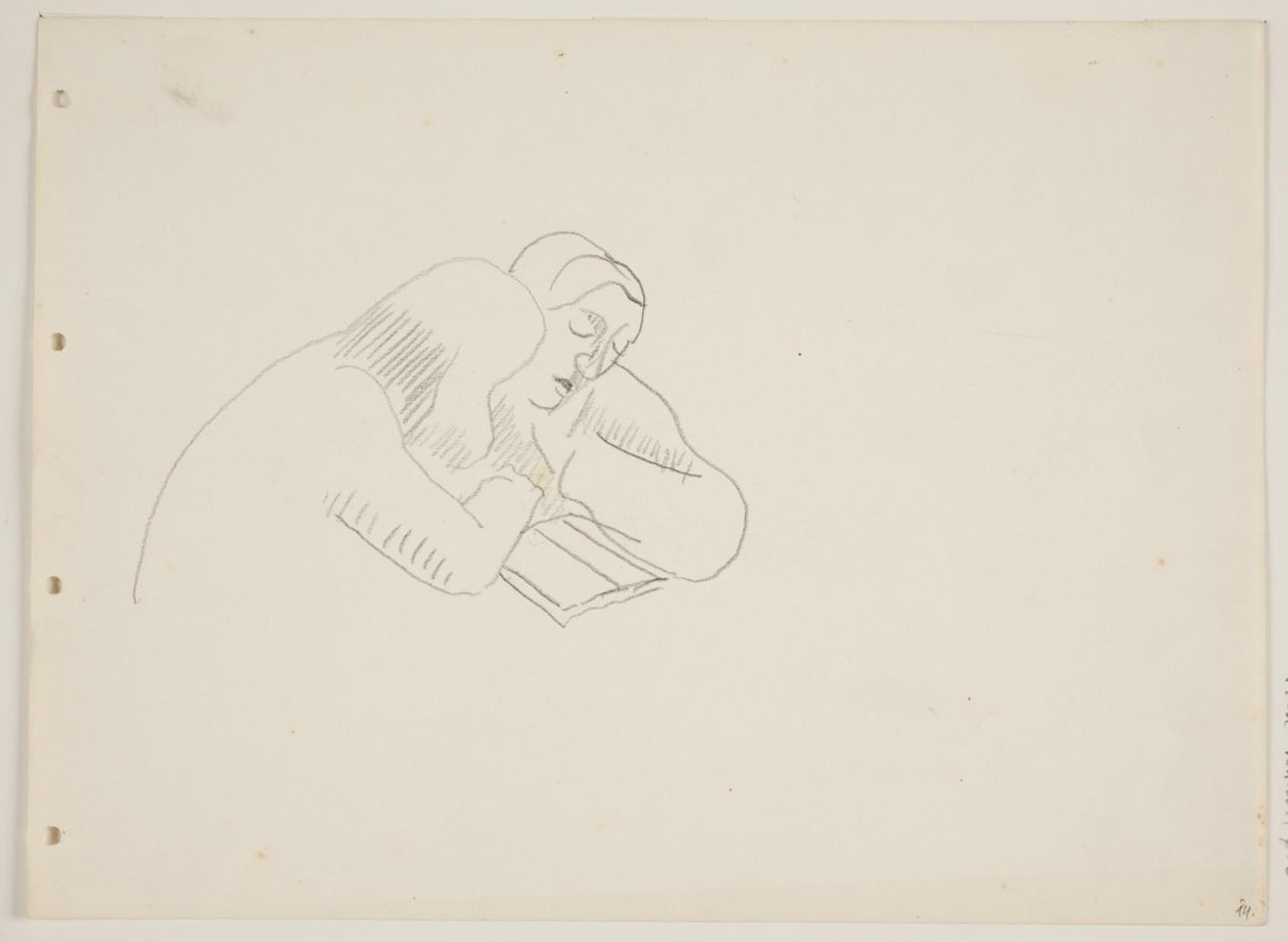 To mennesker læsende af Vilhelm Lundstrøm