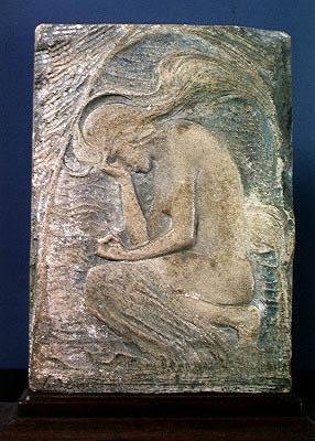 The Pain, ca. 1893 (kalksten) af Ville Vallgren