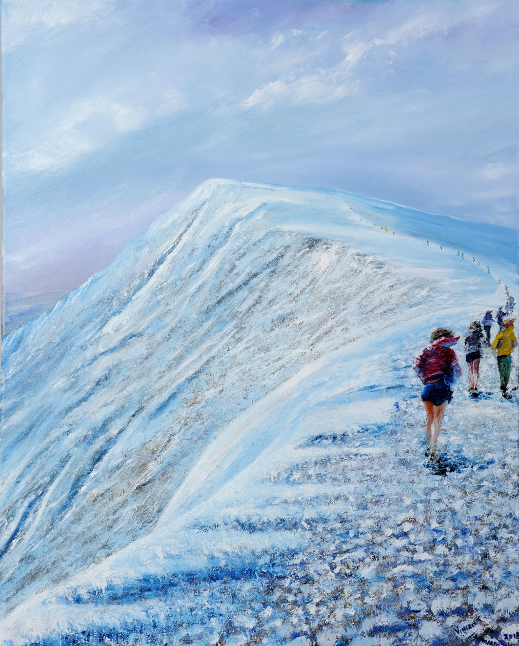 Race on Helvellyn, 2018, af Vincent Alexander Booth