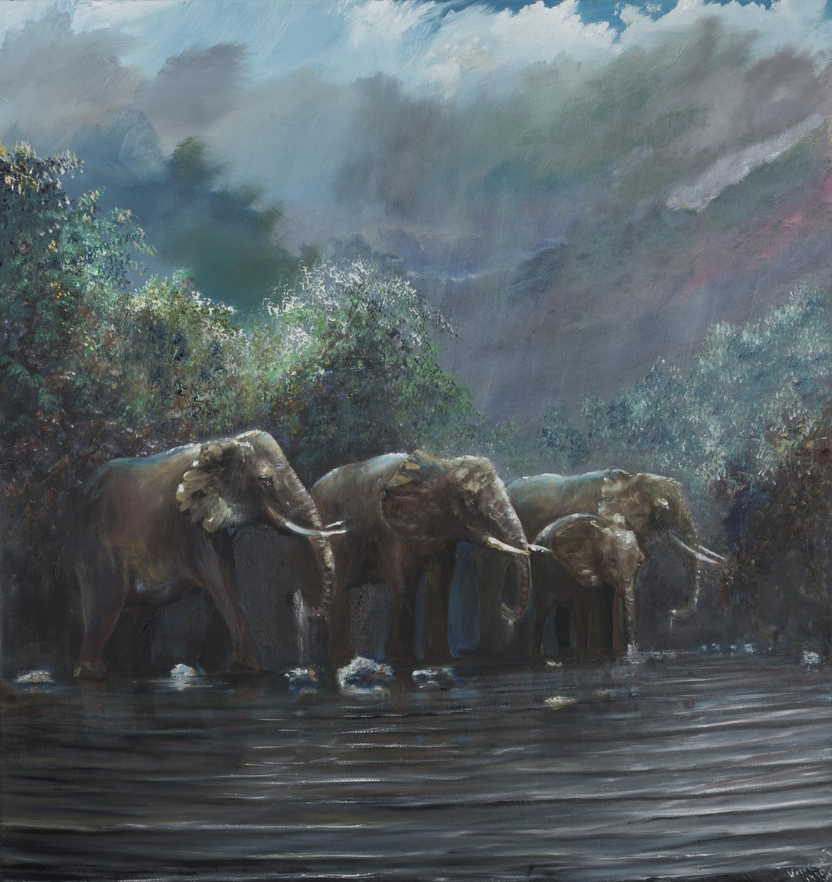 Welcome Waters, 1990, af Vincent Alexander Booth