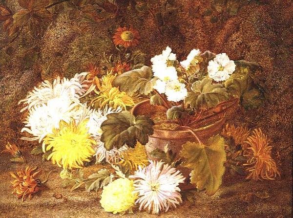 Stilleben med blomster af Vincent Clare