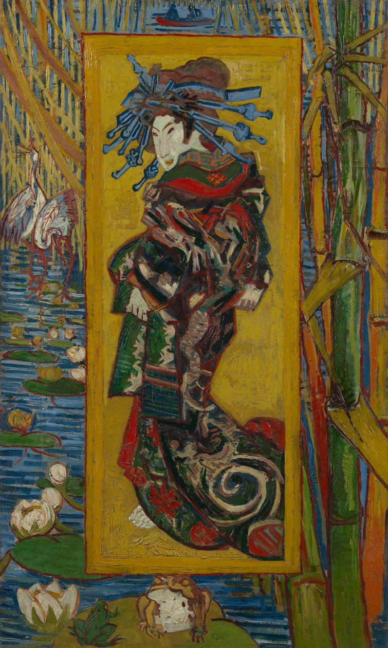 Kurtisan (efter Eisen) af Vincent van Gogh