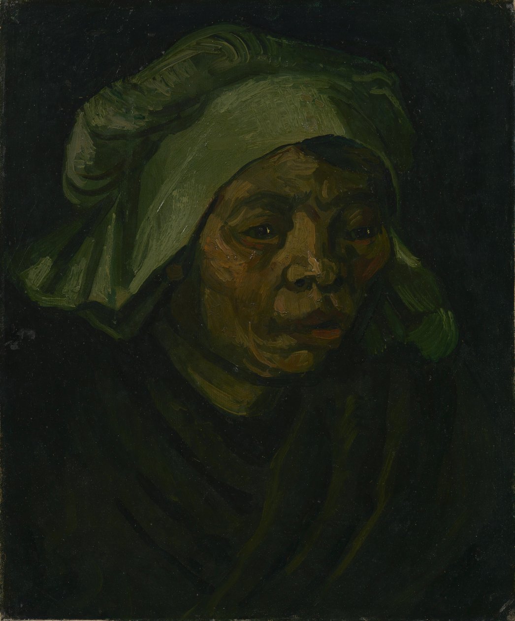 Hoved af en kvinde af Vincent van Gogh