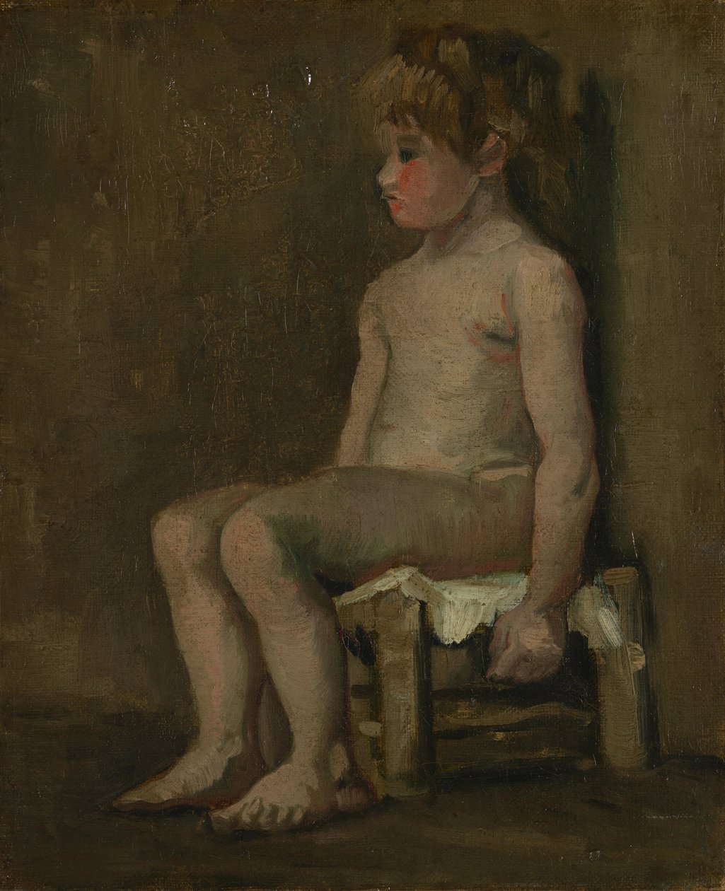 Nøgen pige, siddende af Vincent van Gogh