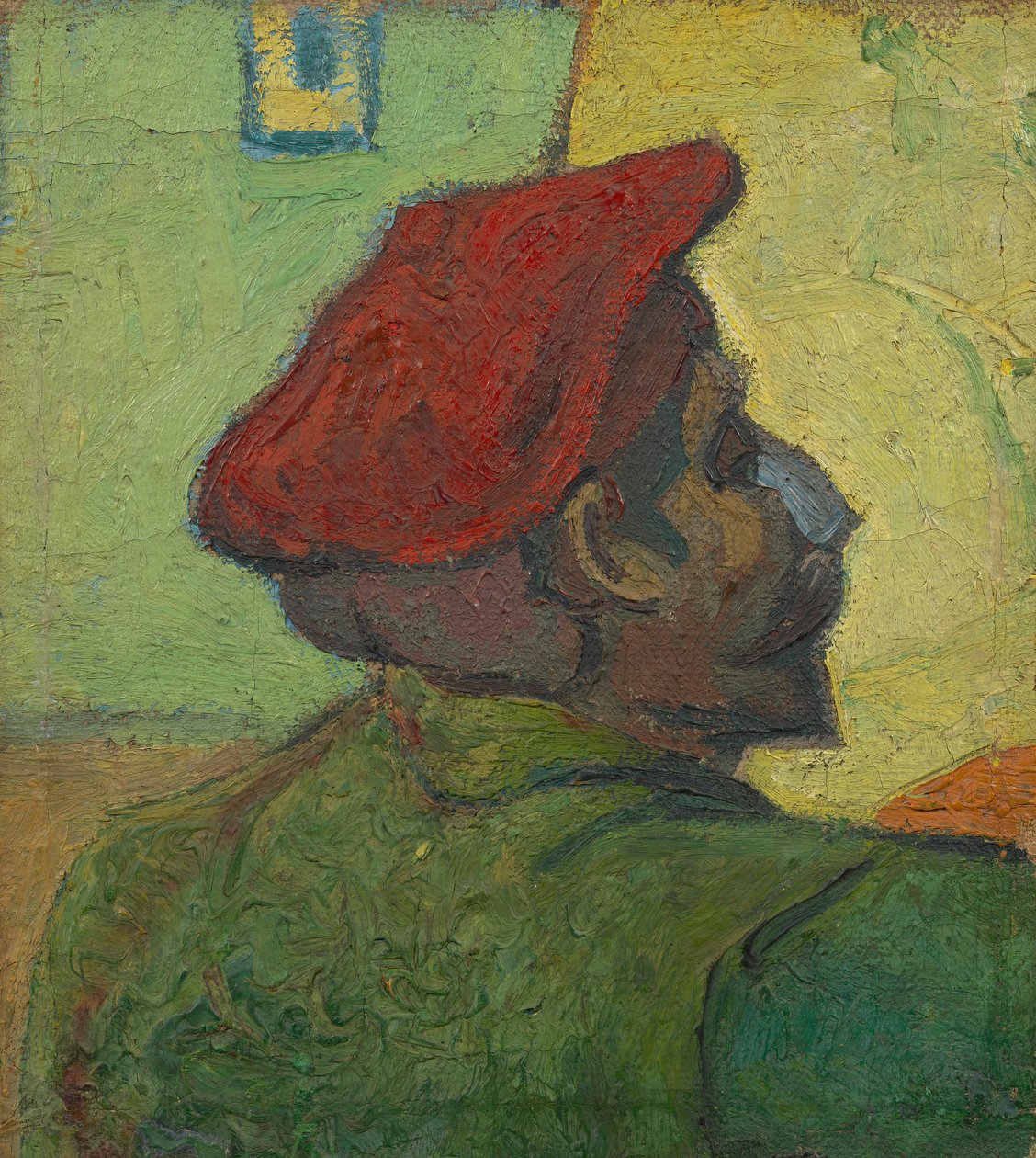Portræt af Gauguin af Vincent van Gogh