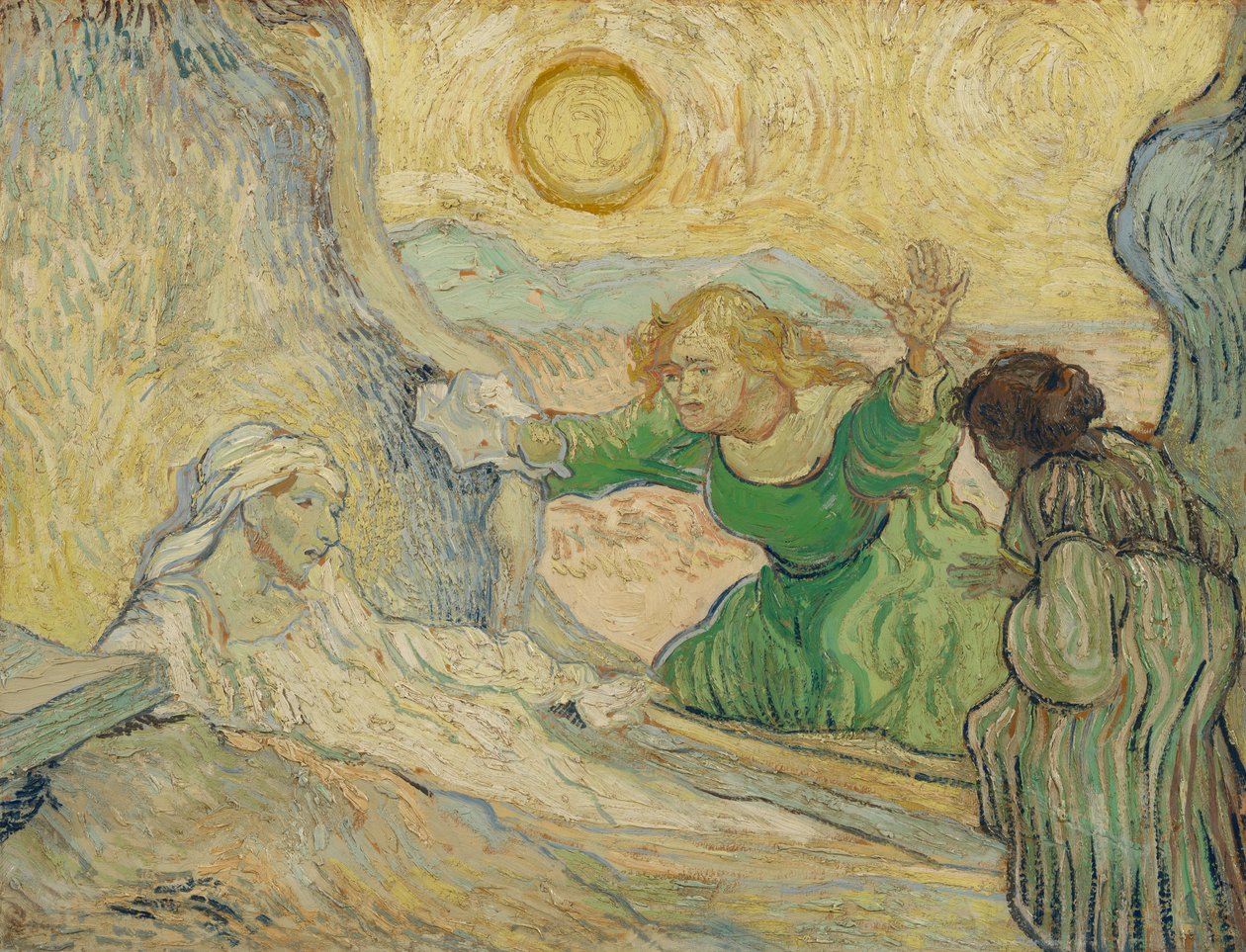 Opstandelsen af Lazarus af Vincent van Gogh