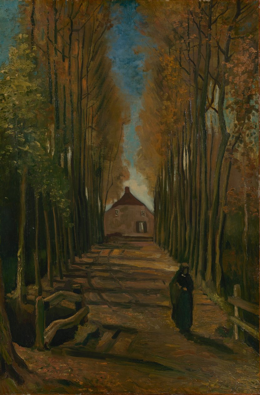 Avenue of Poplars i efteråret af Vincent van Gogh
