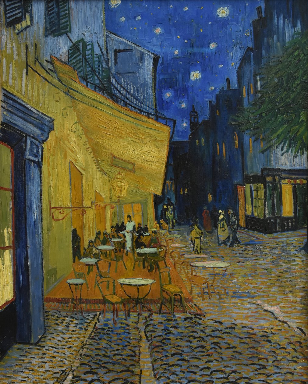 Caféterrasse om natten af Vincent van Gogh
