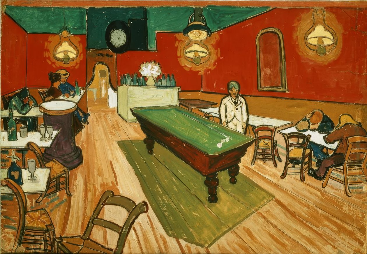 Natcaféen i Arles af Vincent van Gogh