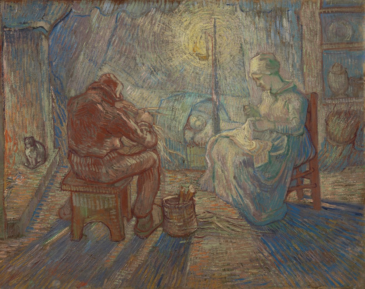 Aften (efter hirse) af Vincent van Gogh