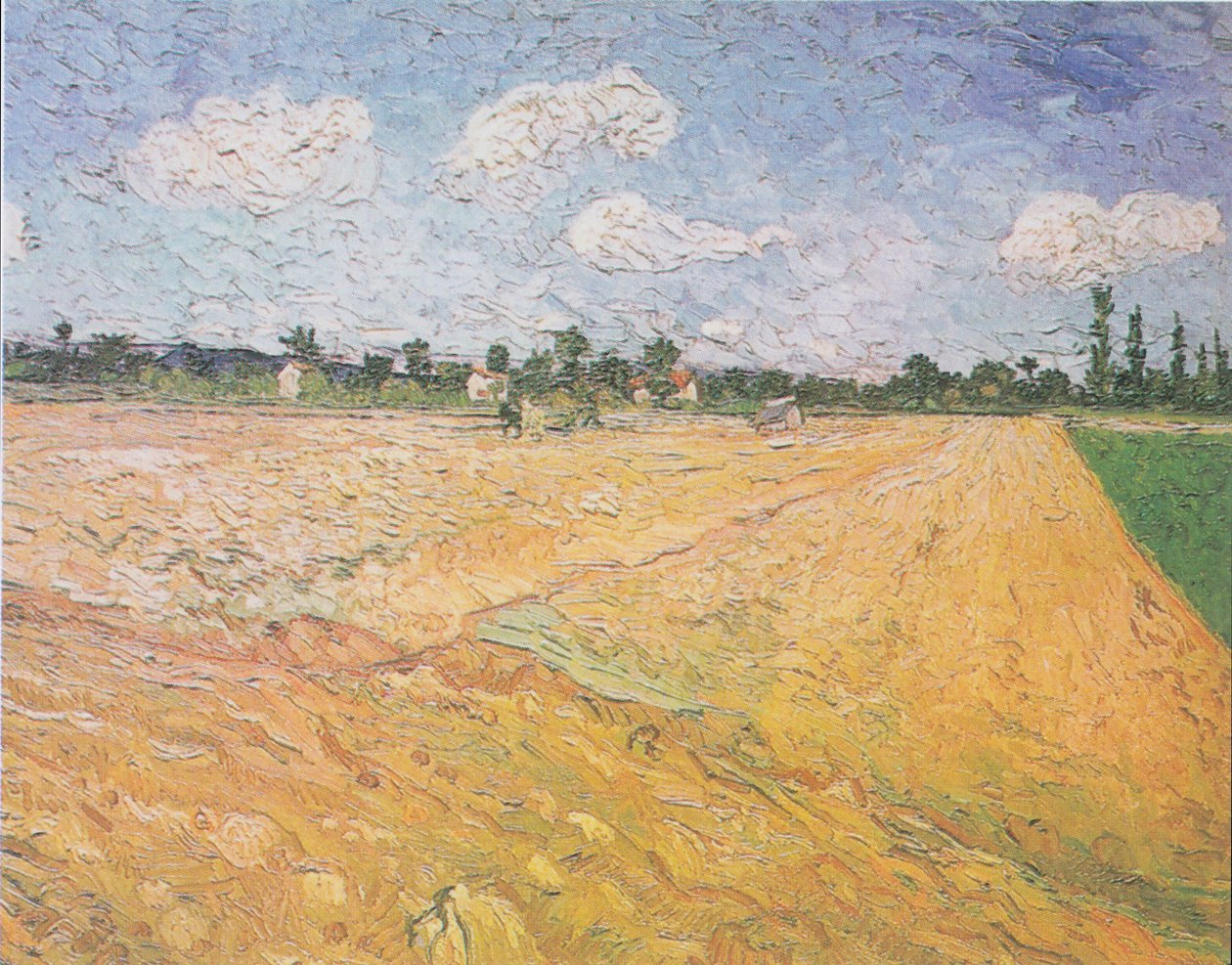 Pløjet mark af Vincent van Gogh