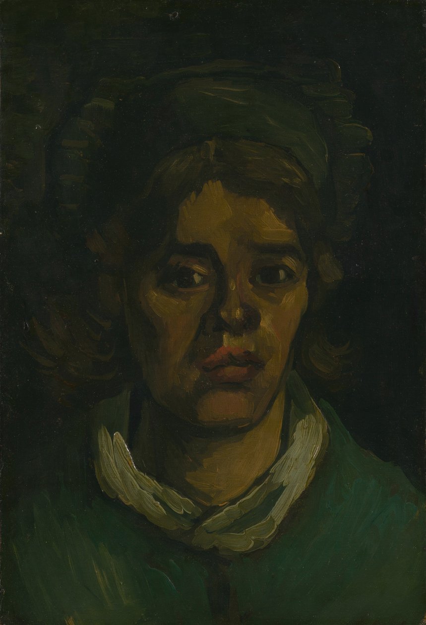 Hoved af en kvinde af Vincent van Gogh