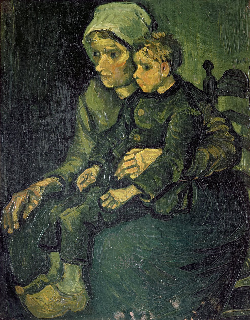Mor og barn, 1885 af Vincent van Gogh