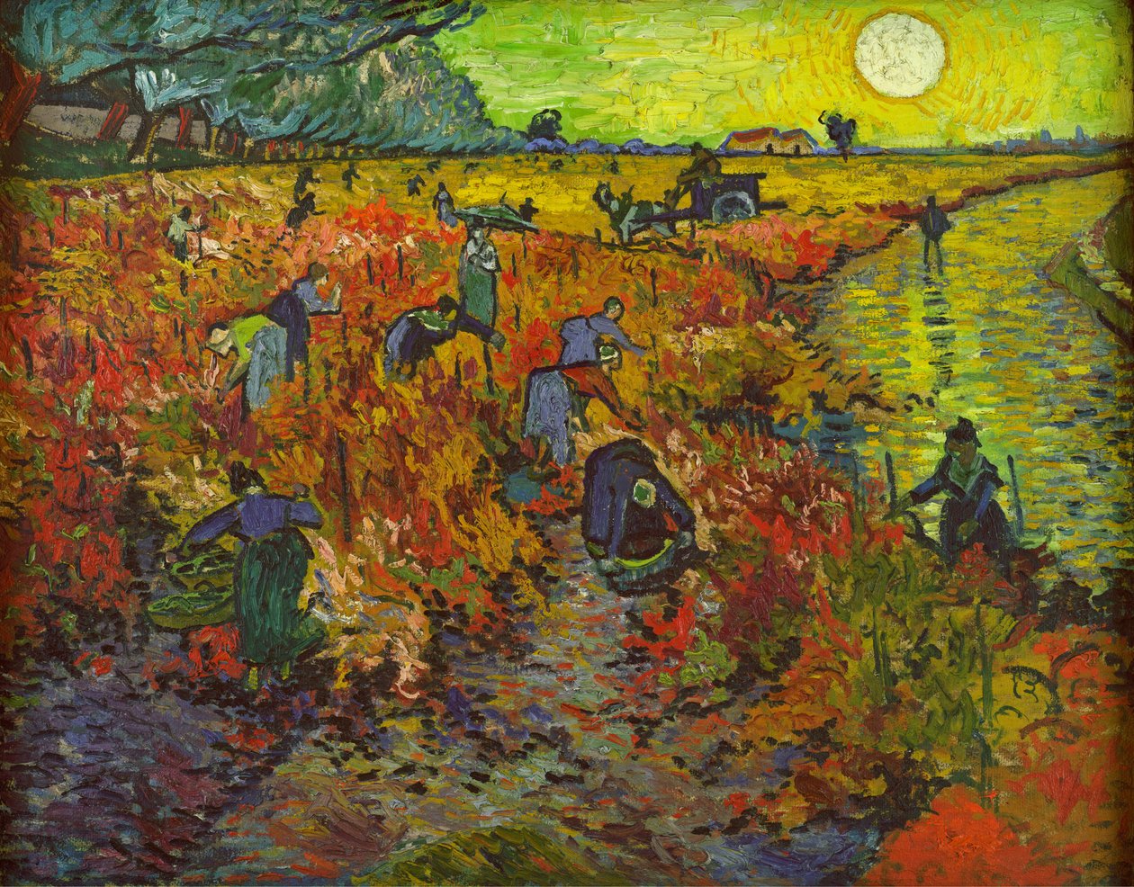 Red Vineyard at Arles af Vincent van Gogh