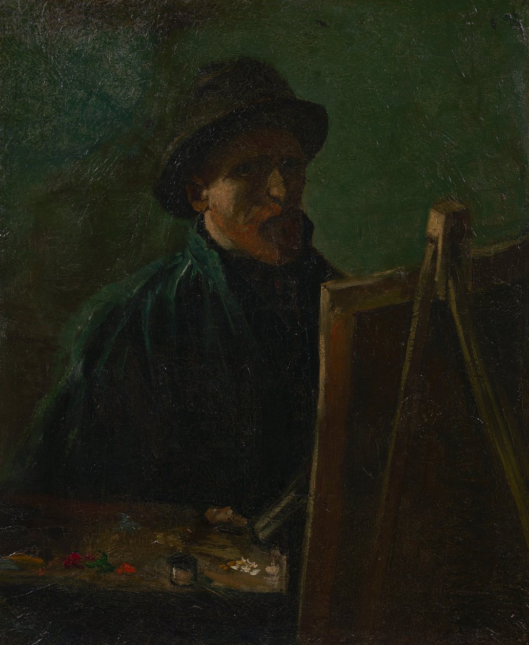 Selvportræt som maler af Vincent van Gogh