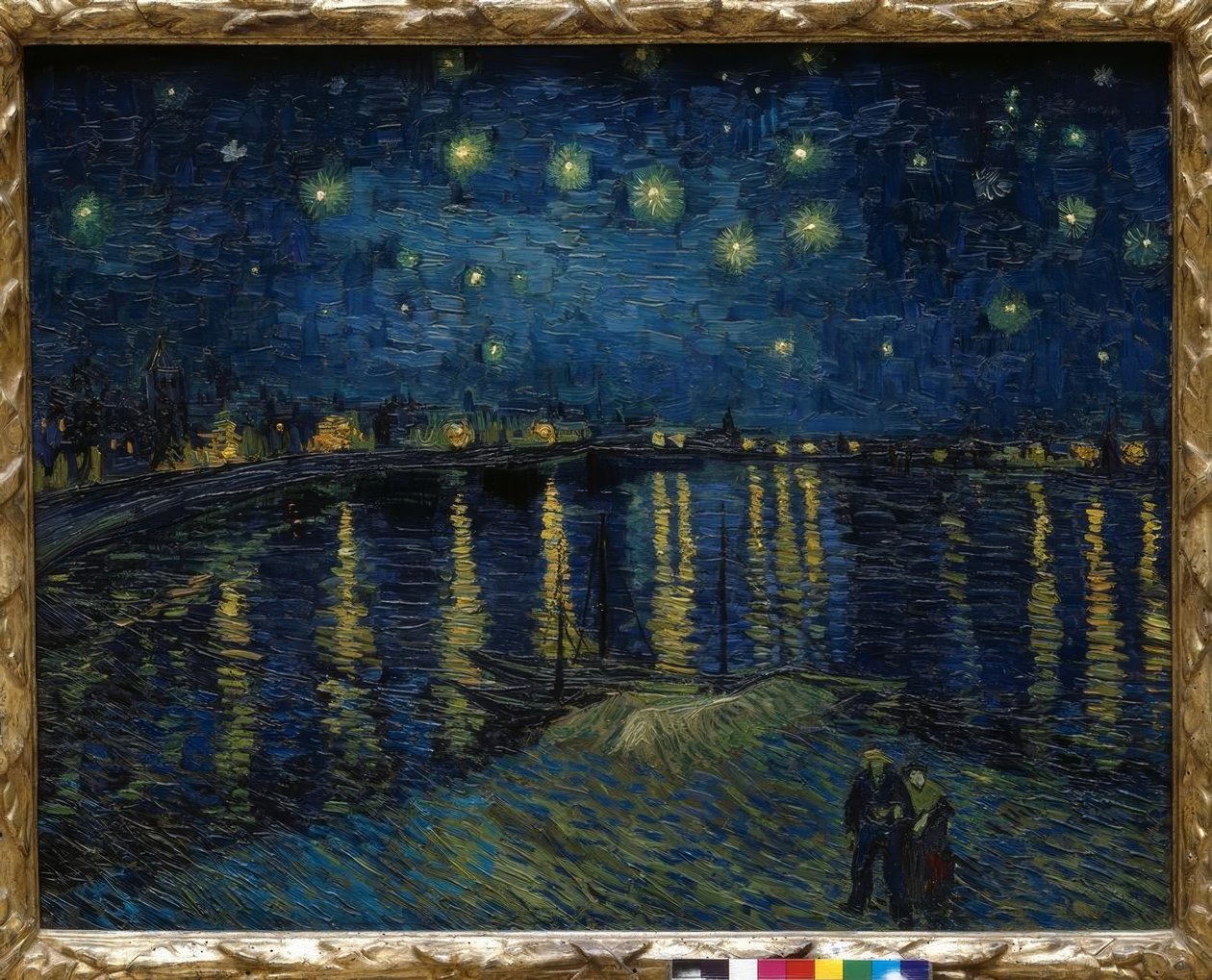 Stjerneklar nat over Rhône af Vincent van Gogh
