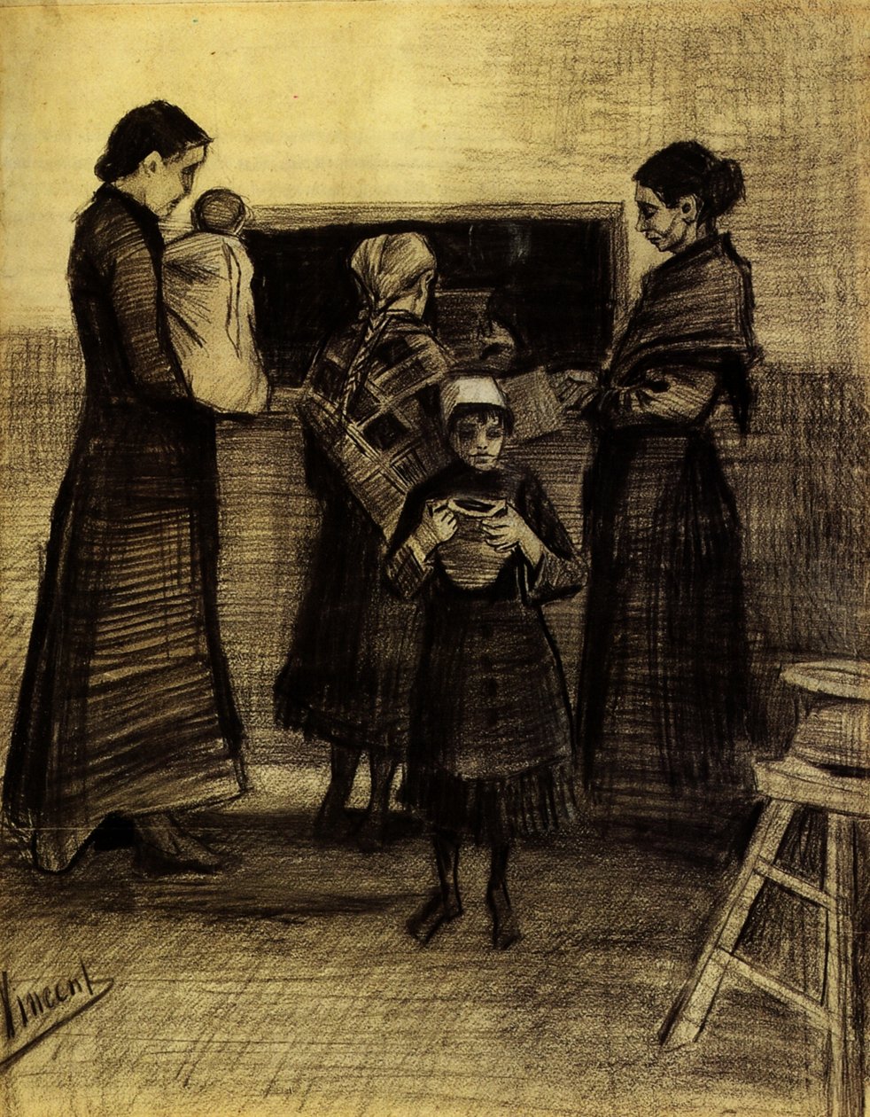 Det offentlige suppekøkken F102a af Vincent van Gogh