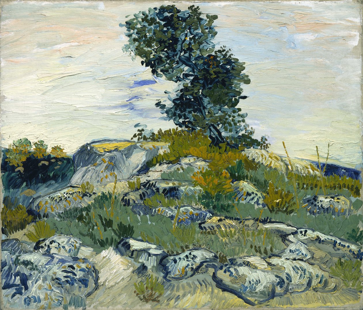 Klipperne af Vincent van Gogh