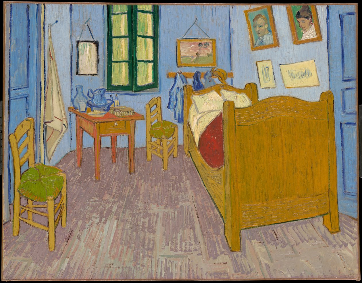Vincent van Goghs soveværelse i Arles af Vincent van Gogh