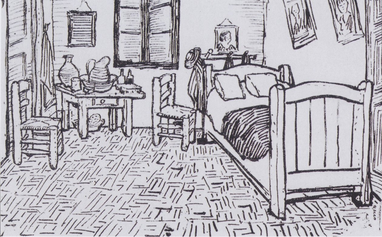 Vincents soveværelse i Arles af Vincent van Gogh