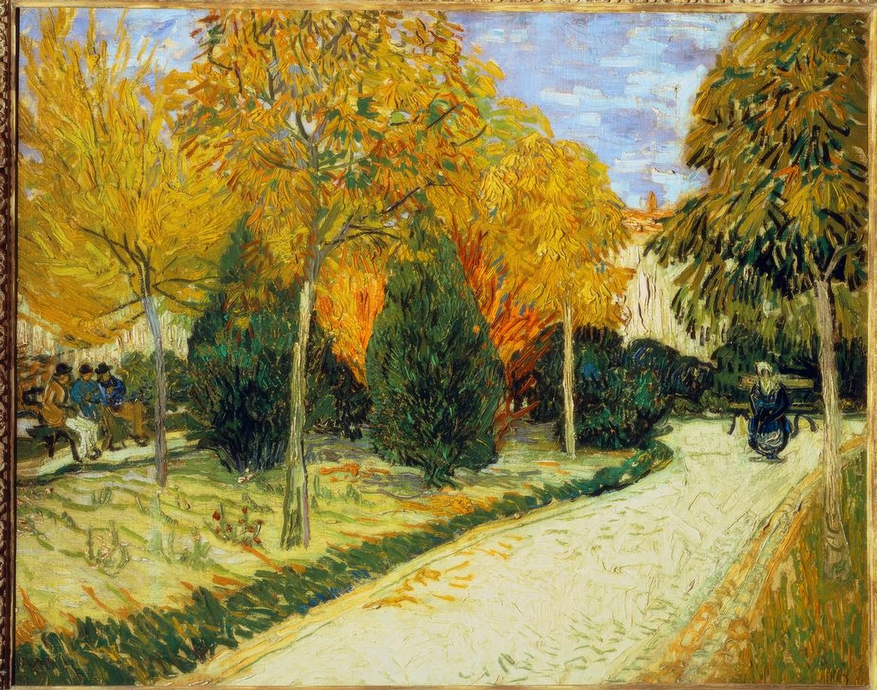 Sti i parken Arles af Vincent van Gogh
