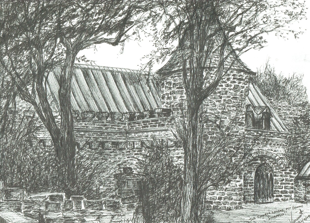 Kirke på vej til Oban, 2007 af Vincent Alexander Booth