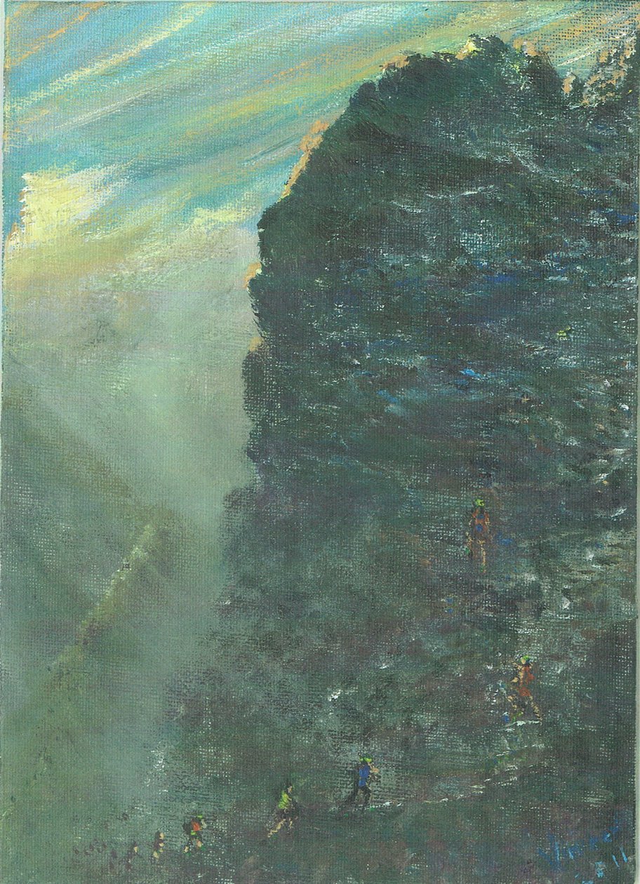 Klippebestigning op ad bjerget, 2011 af Vincent Alexander Booth