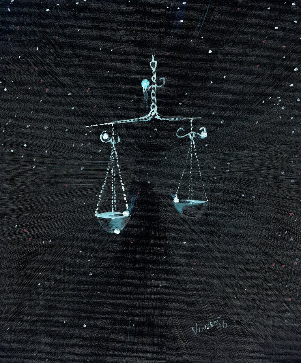 Stjernetegn Vægten, 2016, af Vincent Alexander Booth