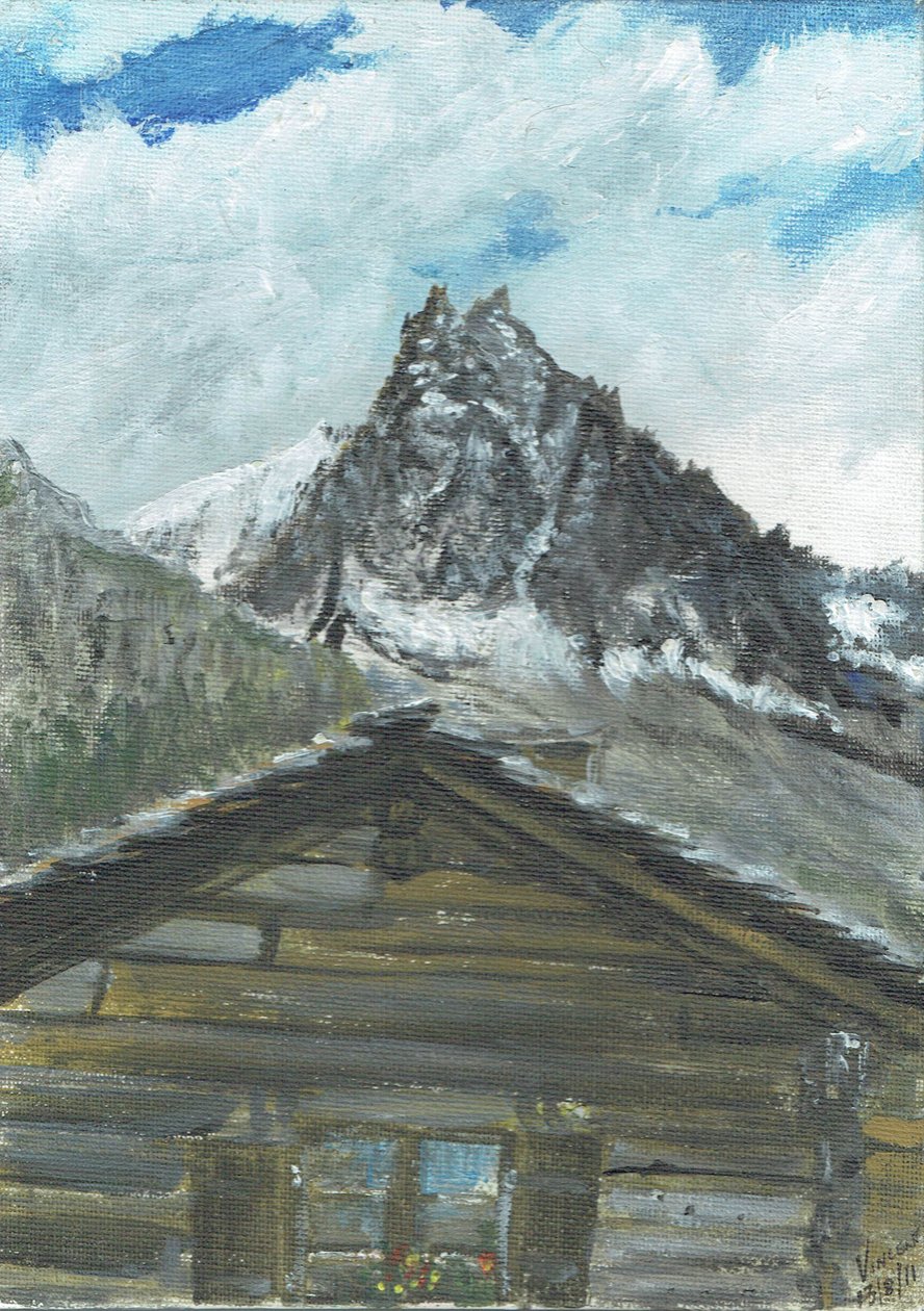 hytte i Zinal Schweiz, 2011 af Vincent Alexander Booth