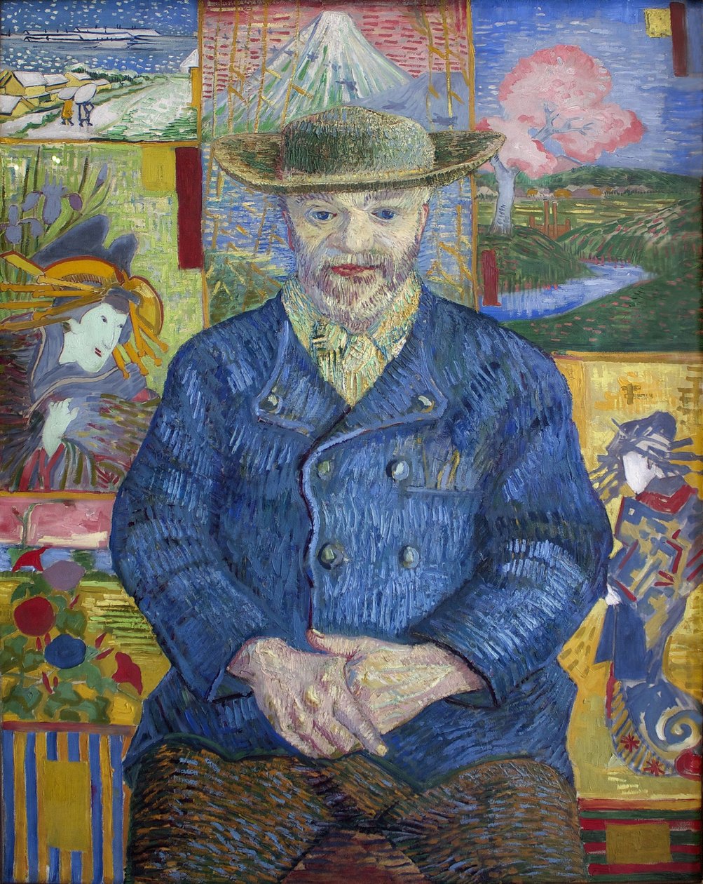 Portræt af Fader Tanguy, 1887. af Vincent van Gogh