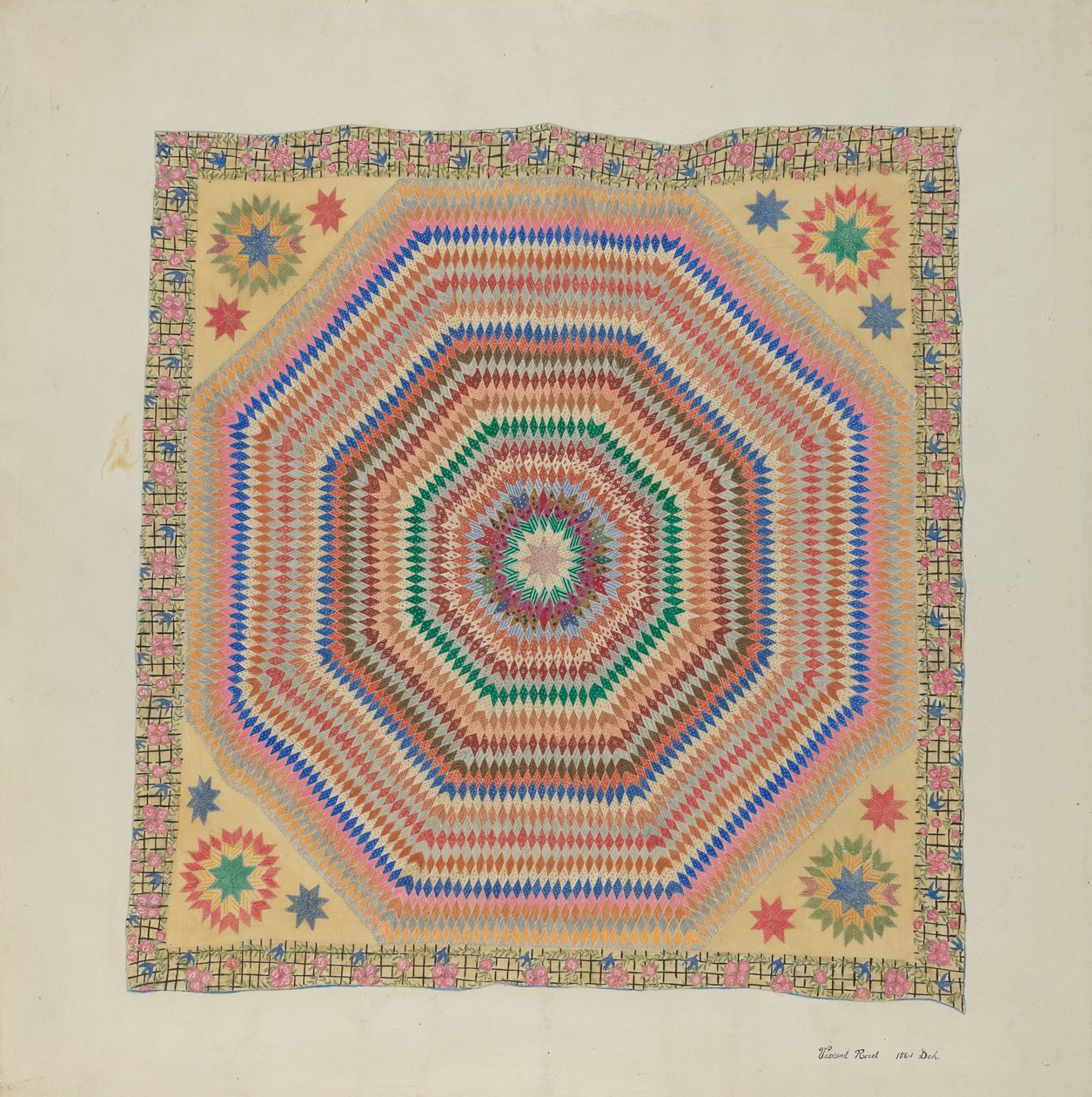 Patchwork Quilt af Vincent P. Rosel