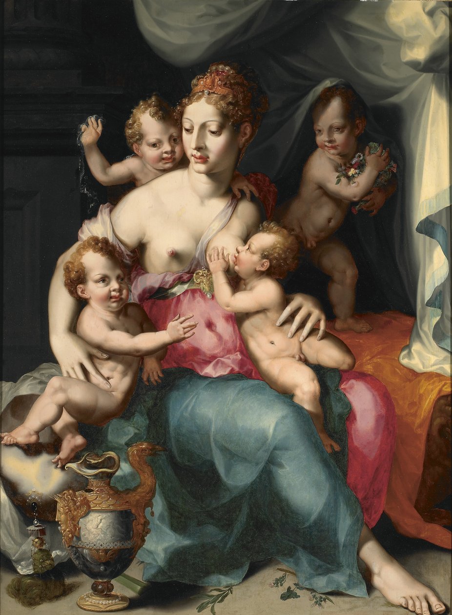 Caritas, 1540. af Vincent Sellaer