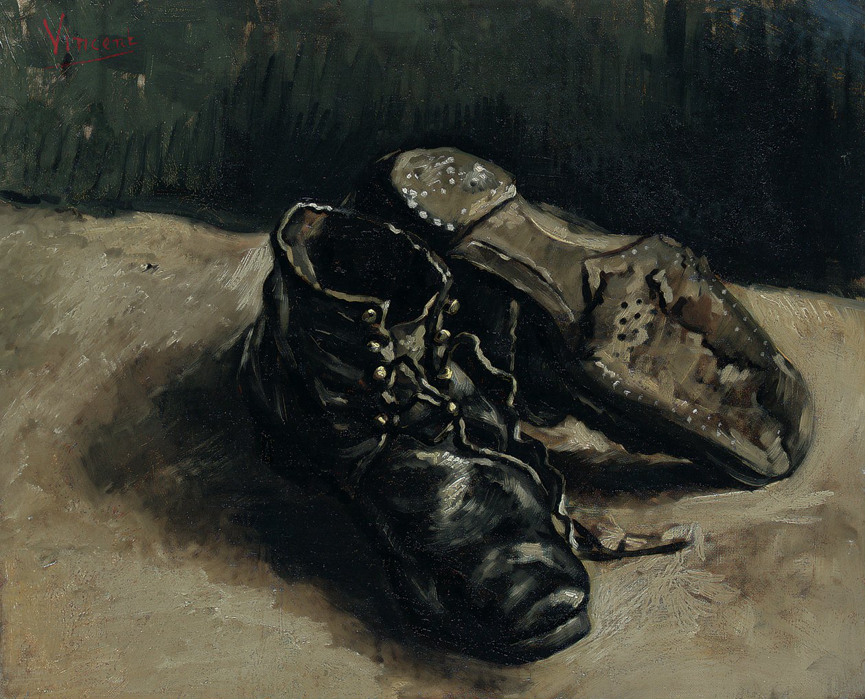 Et par sko, 1886 af Vincent van Gogh