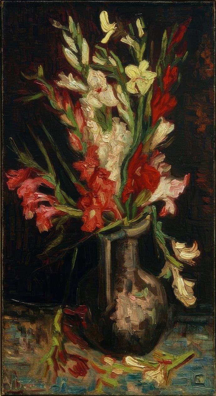 Flok blomster af Vincent van Gogh