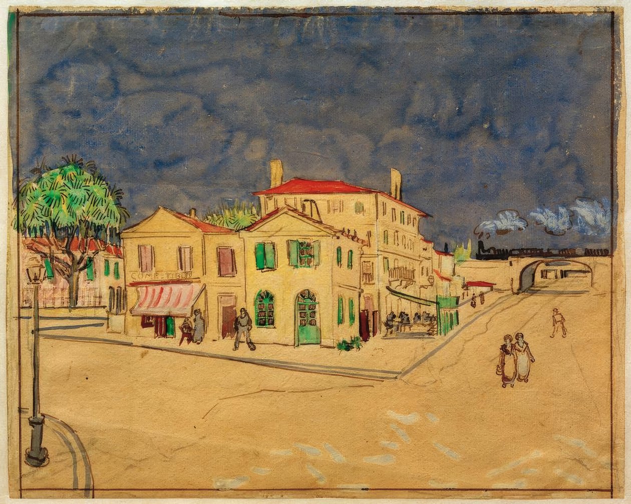 Det gule hus af Vincent van Gogh