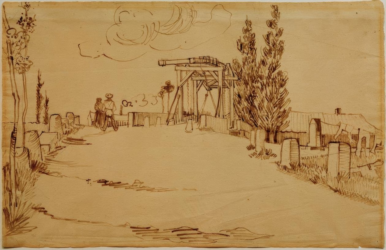 Langlois-broen af Vincent van Gogh