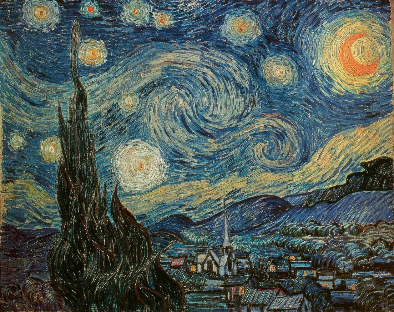 Den stjerneklare nat af Vincent van Gogh