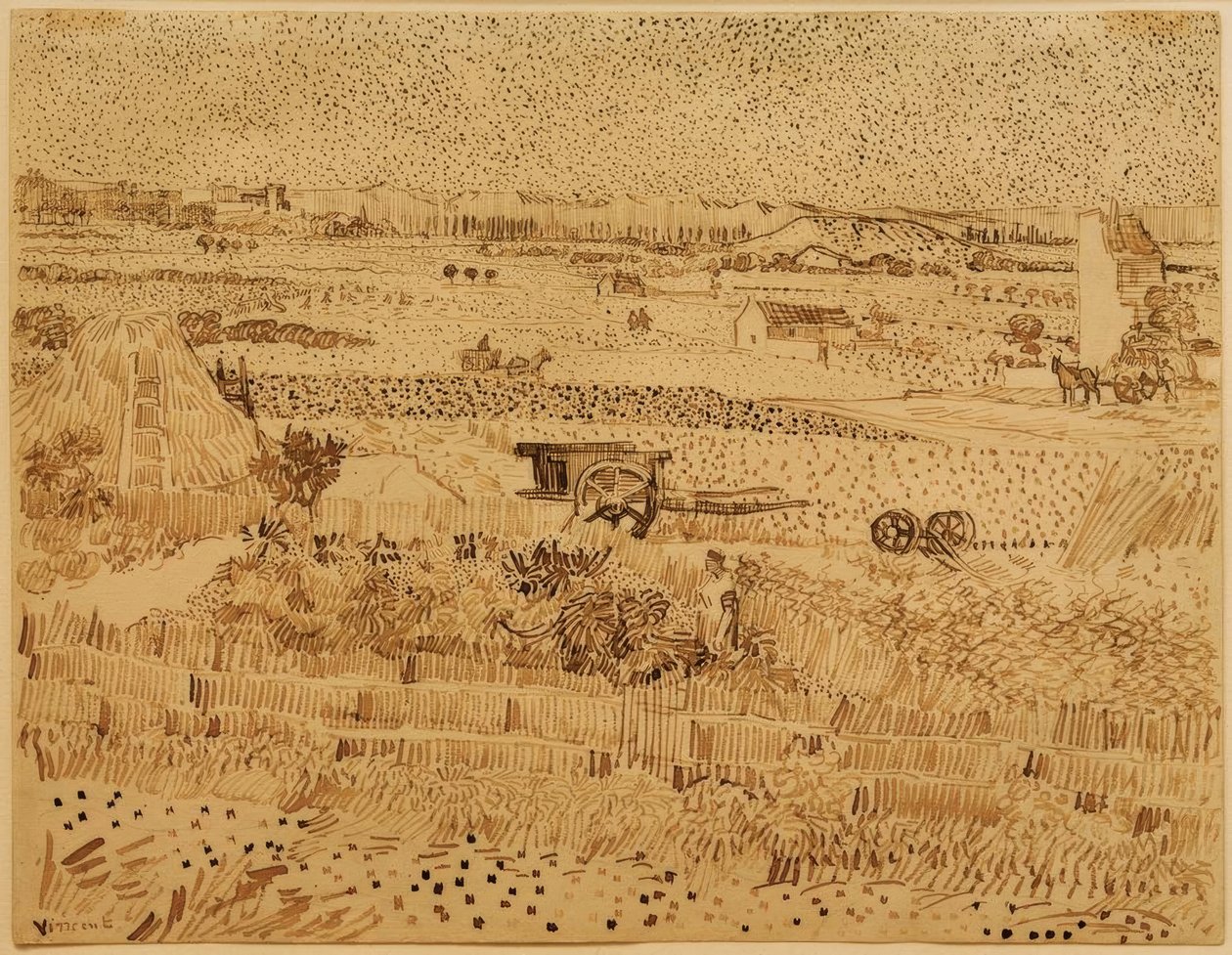 Høst i Provence af Vincent van Gogh