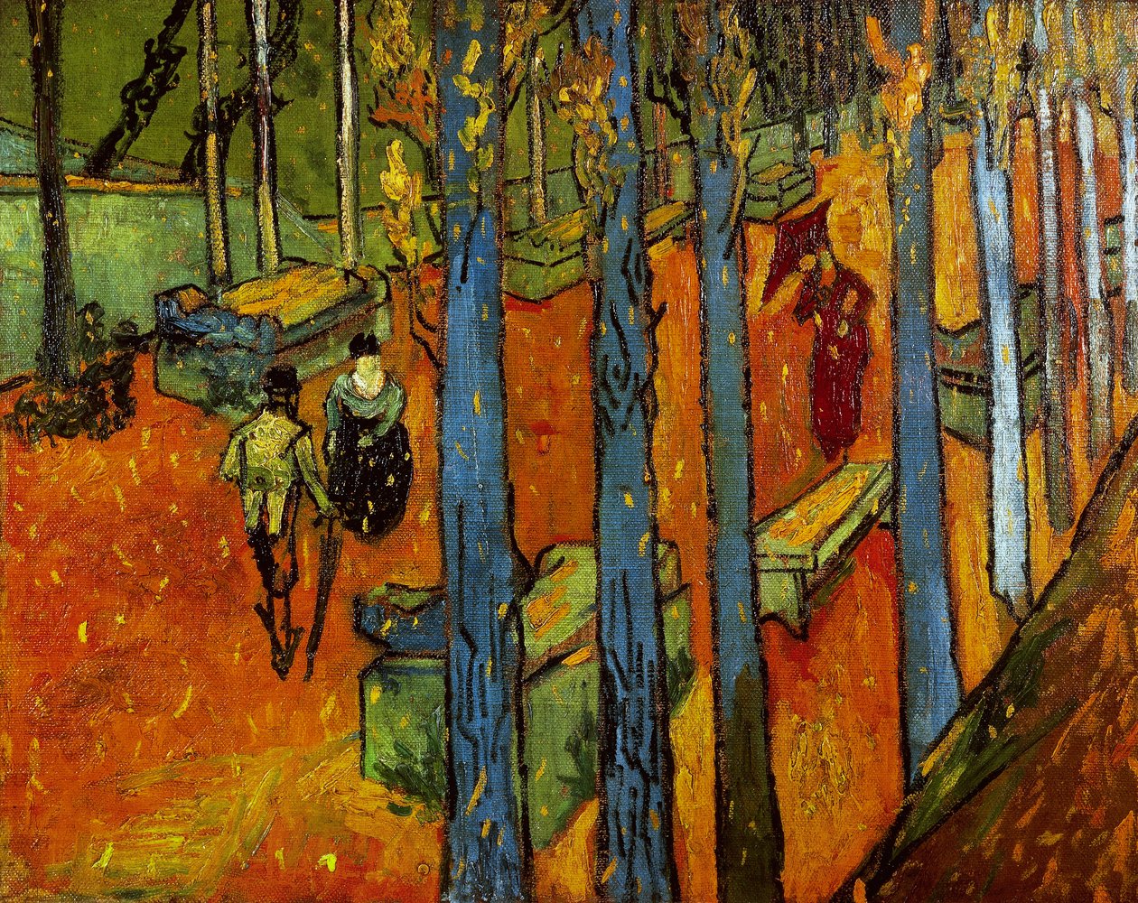 Faldende blade (Les Alyscamps) af Vincent van Gogh