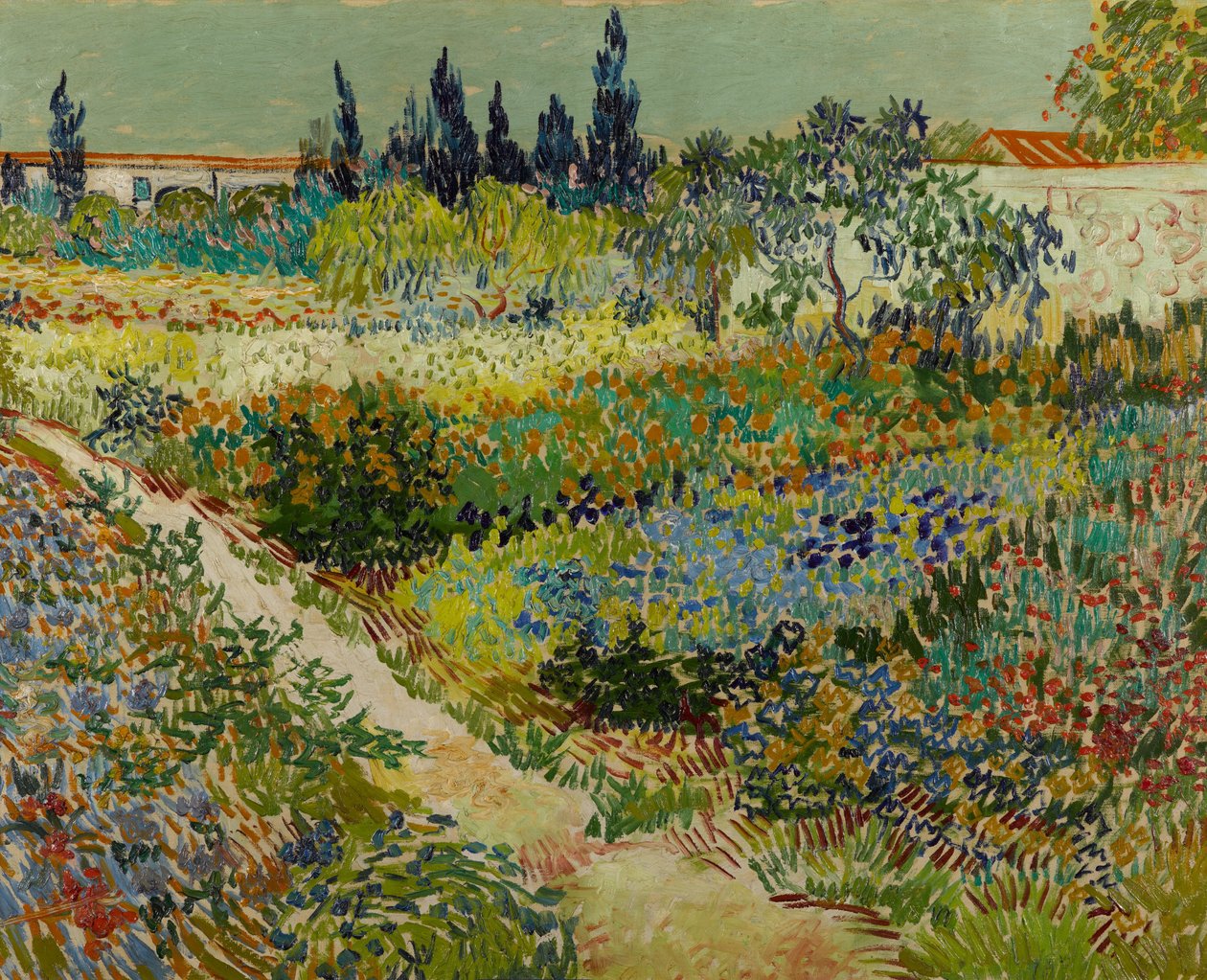 Have ved Arles, 1888 af Vincent van Gogh