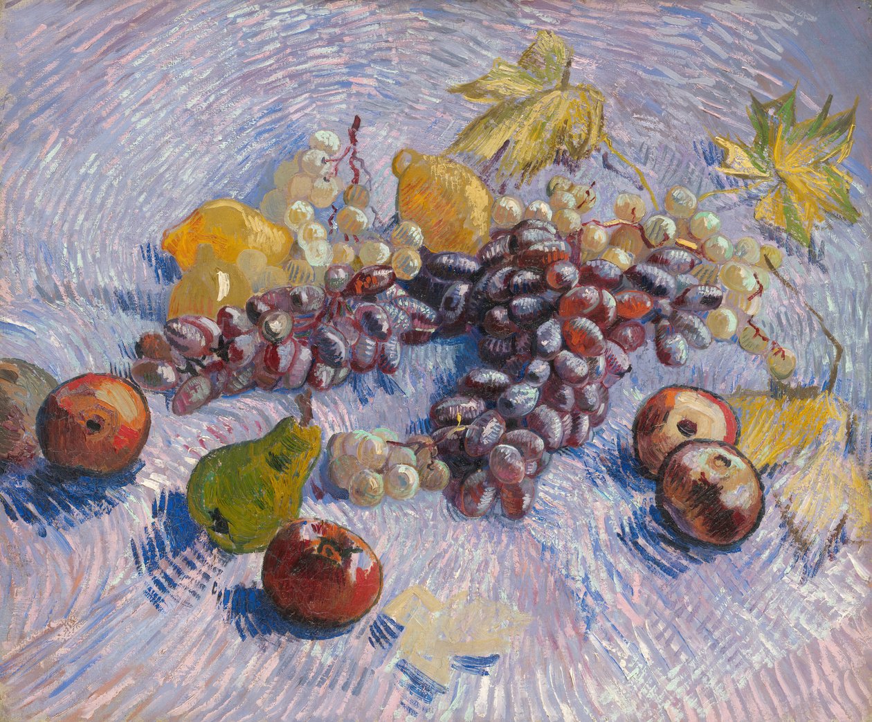 Druer, citroner, pærer og æbler, 1887. af Vincent van Gogh