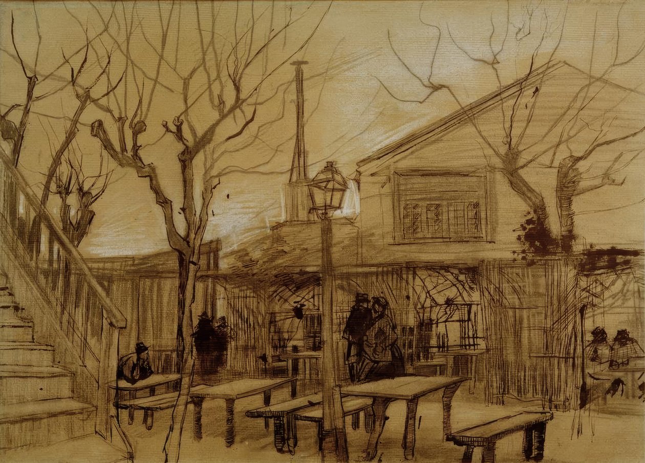 Guinguette af Vincent van Gogh