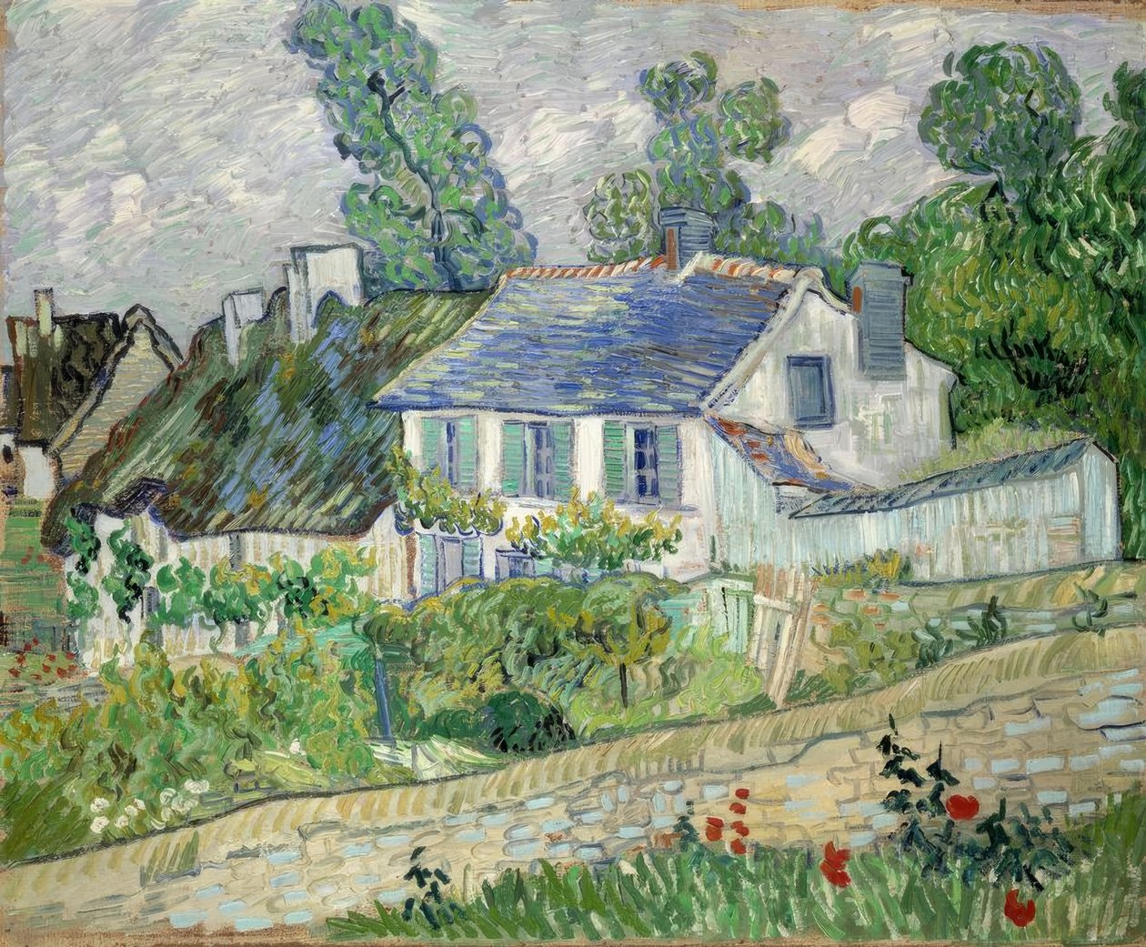 Huse i Auvers af Vincent van Gogh