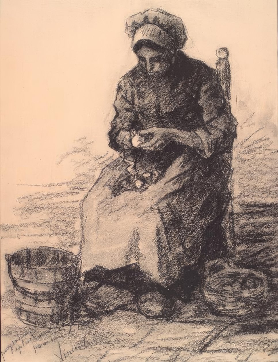 Kartoffelskræller af Vincent van Gogh