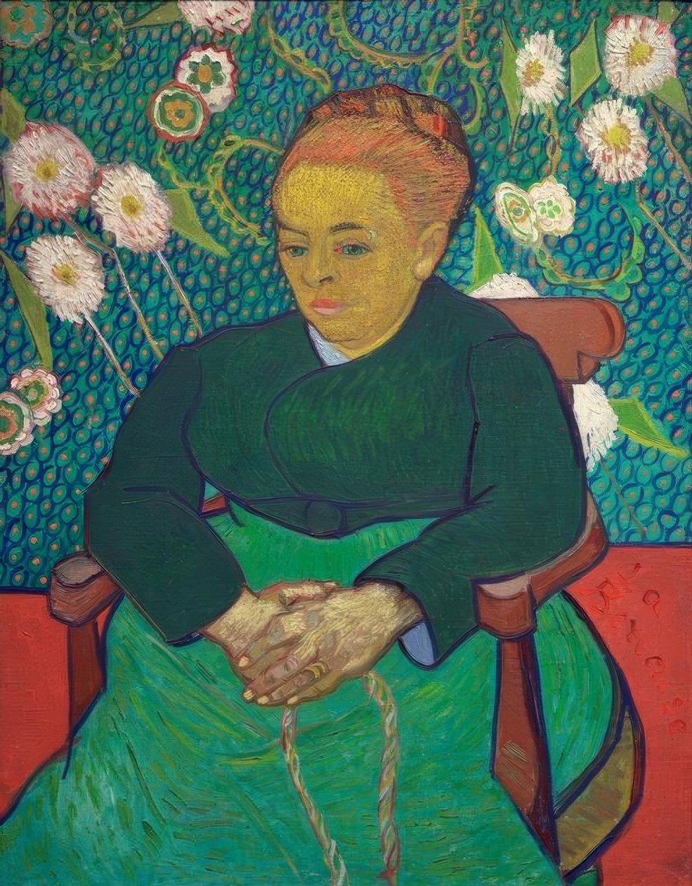 Vuggevisen (Augustine Roulin) af Vincent van Gogh