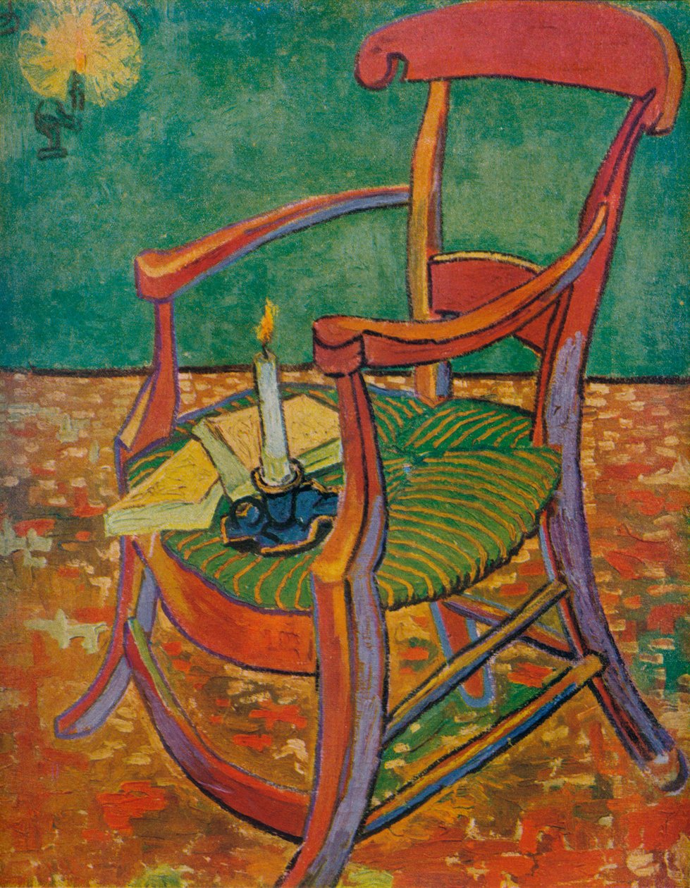 Gauguins lænestol, 1888 af Vincent van Gogh