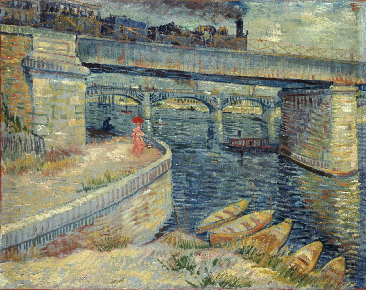 Asnières Broer, 1887. af Vincent van Gogh